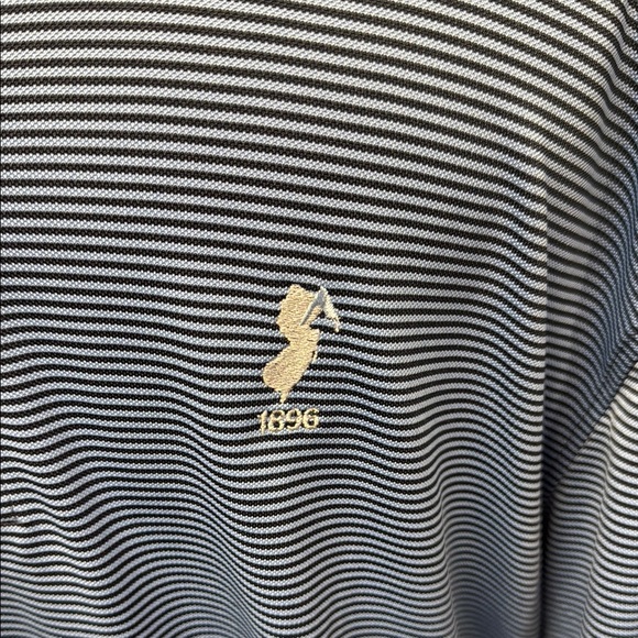 Cutter & Buck Men's Blue Striped Polo Shirt - Picture 2 of 6